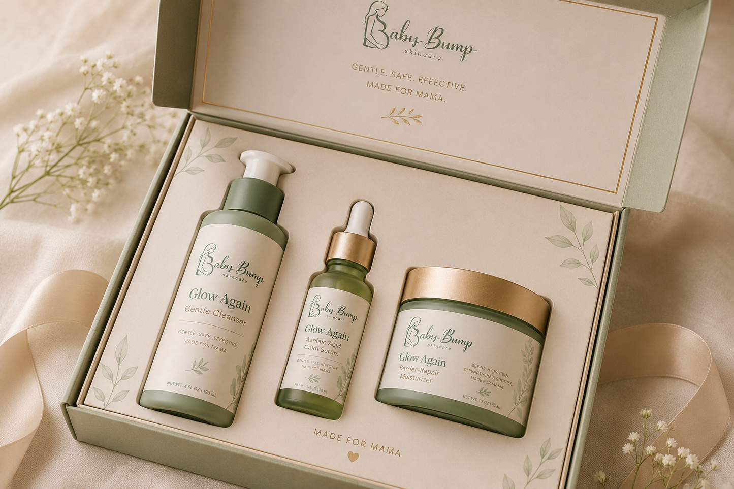 Glow Again — The Pregnancy-Friendly Acne System