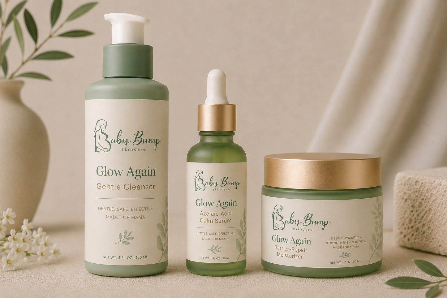 Glow Again — The Pregnancy-Friendly Acne System
